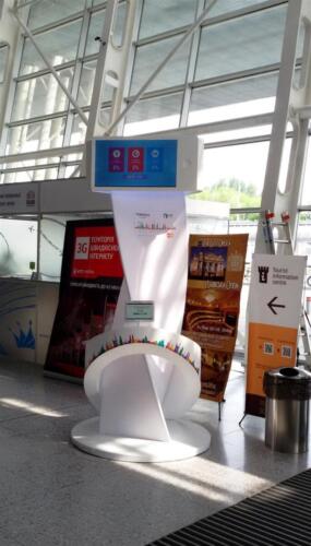 stend5454909 - AN INFORMATION DESK STANDS