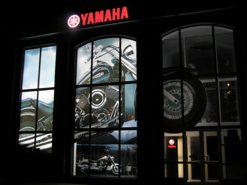 yamaha - Рекламные вывески, фасады в Рекламастере